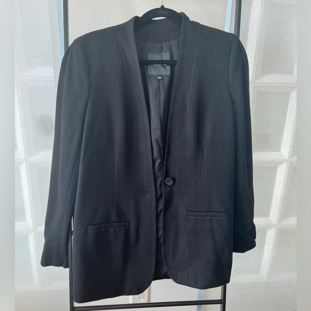 Madewell Women’s Blazer - Black - Size 4